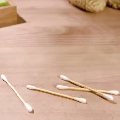 3 boîtes de cotons tiges en bambou