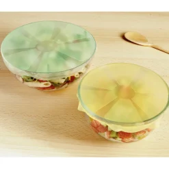 3 couvre-tout ronds silicone