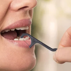 20 cure-dents/fil dentaire charbon