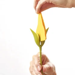 4 porte-serviettes tulipe ou 2 lots de 4 porte-serviettes tulipe