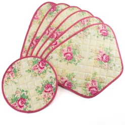 6 sets pour tables rondes