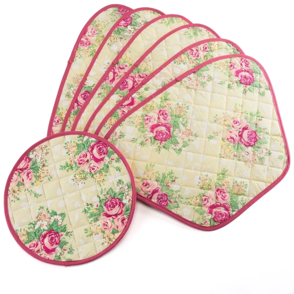 6 sets pour tables rondes