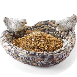 Abreuvoir oiseaux cœur