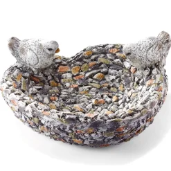 Abreuvoir oiseaux cœur