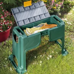 Banc de jardin reversible avec coffre