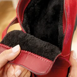 Bottines "Camille" Rouge ou Noir