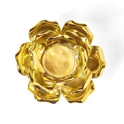 Bougeoir rose doré ou lot de 2