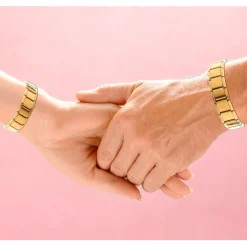 Bracelet magnétique doré : Modèle femme ou Modèle homme