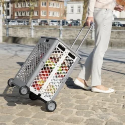 Chariot de course pliable