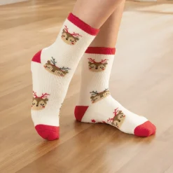 Chaussettes d'intérieur renne