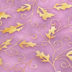 Chemin de table organza doré