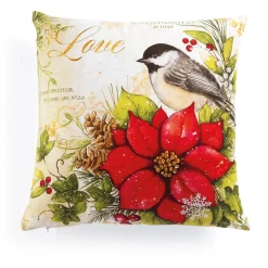 Coussin oiseau ou sapin de Noël