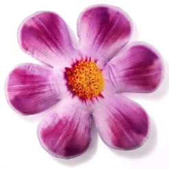 Coussin réhausseur de chaise fleur violet