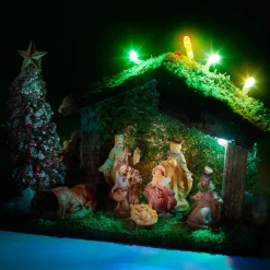 Crèche de Noël LED