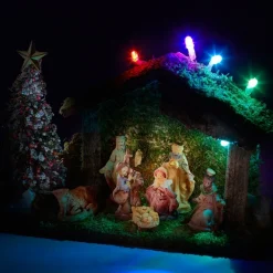 Crèche de Noël LED