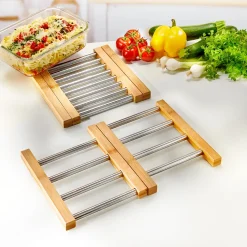 Dessous plat bambou/inox