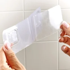 Etagère salle de bain bleue