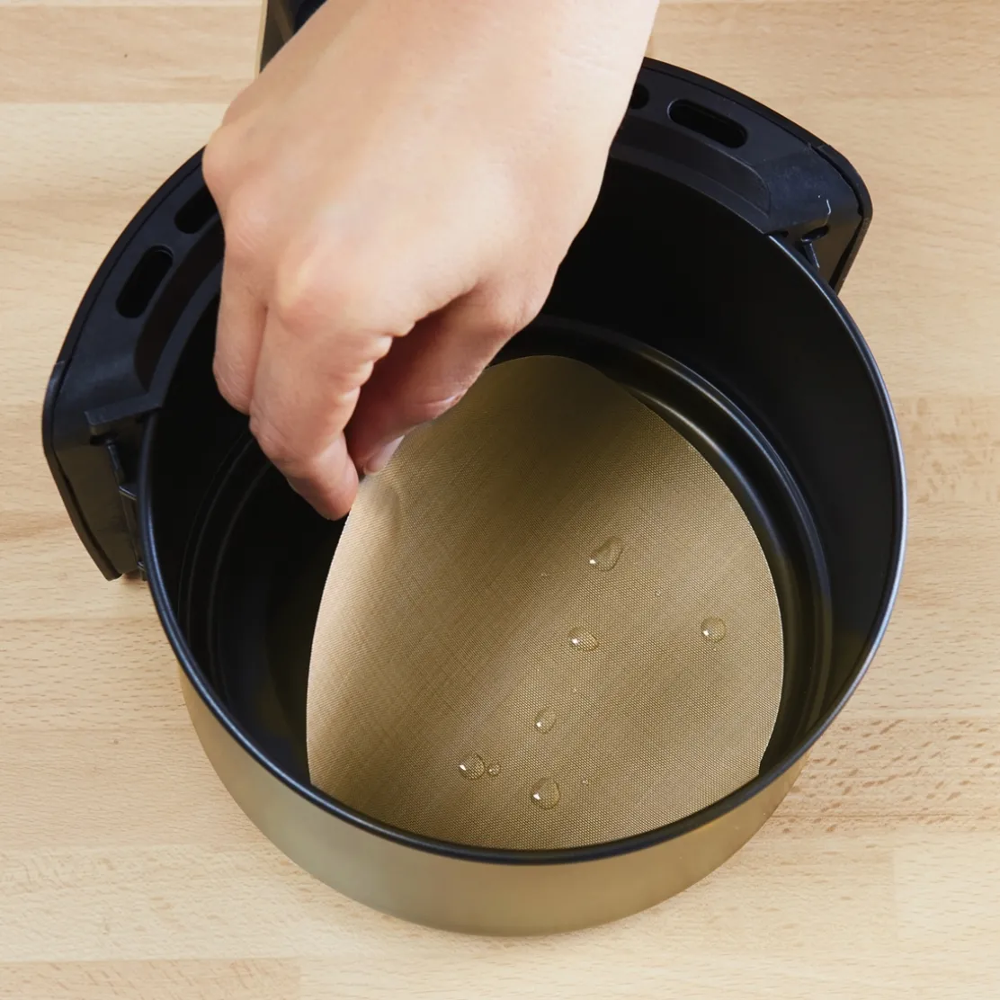 Feuille de protection friteuse sans huile