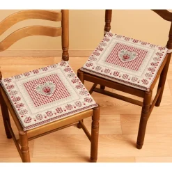 Galettes de chaises gobelin : Lot de 2 ou 4