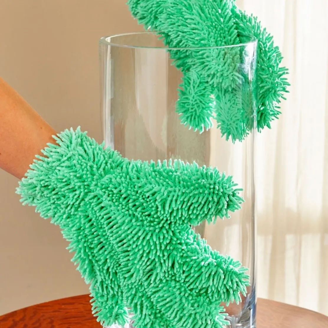 Gant chenille microfibre