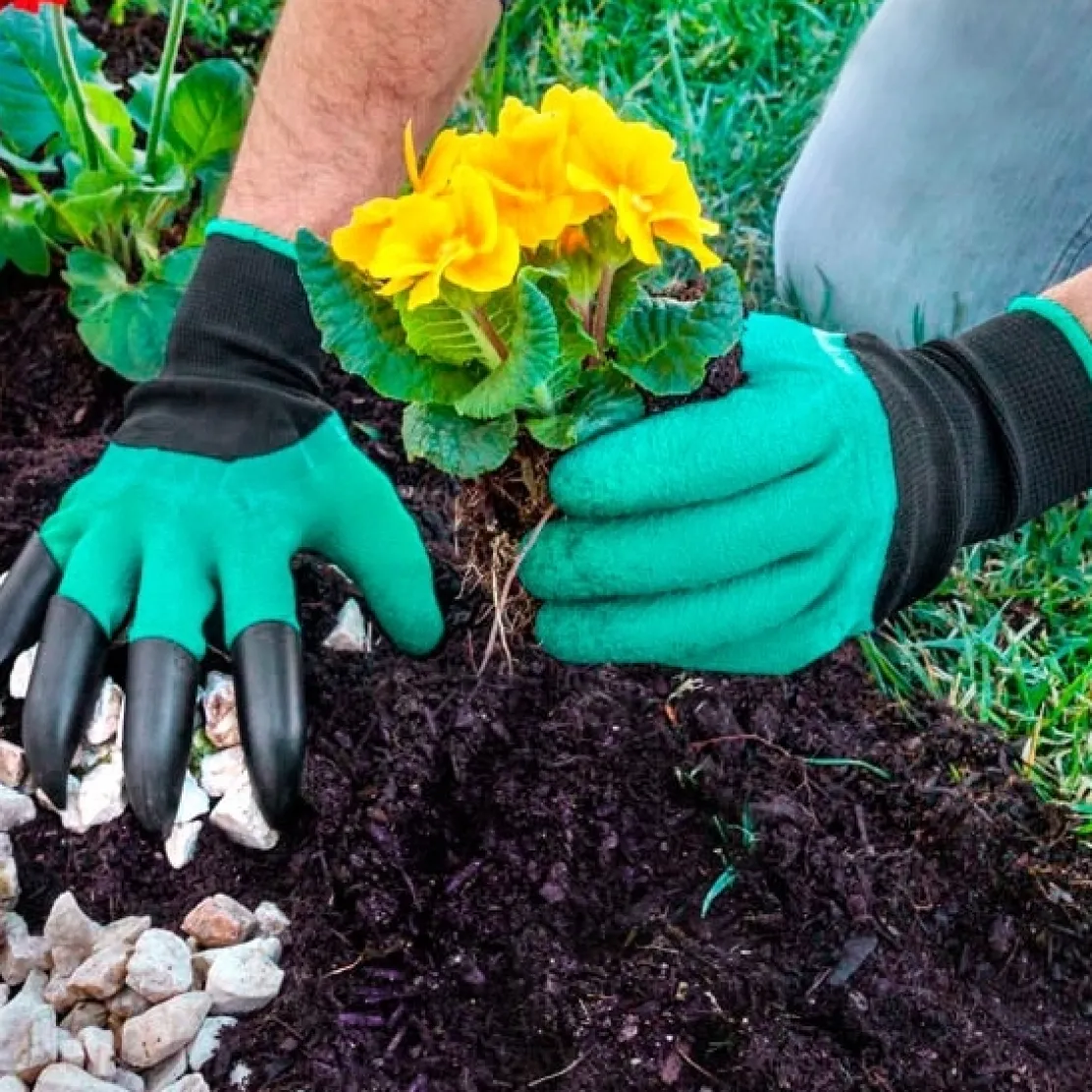 Gants de jardinage avec griffes