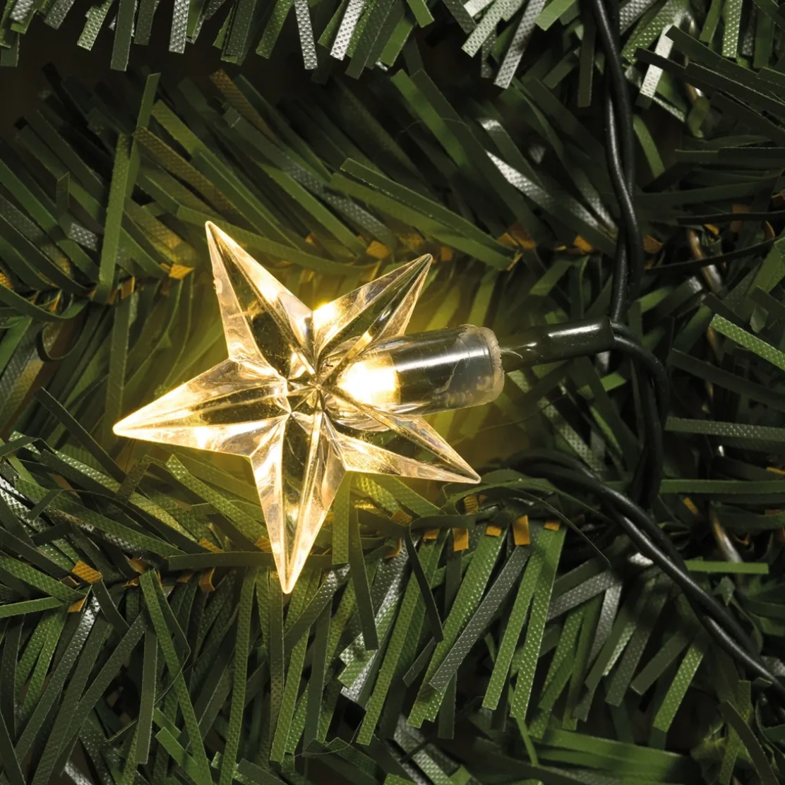 Guirlande sapin étoilée lumineuse
