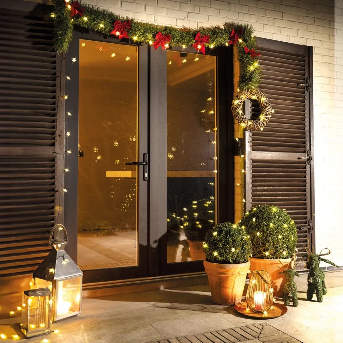 Guirlande étoiles solaire