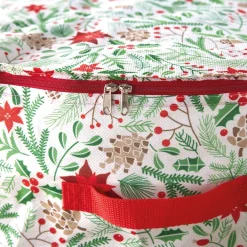 Housse rangement couronne de Noël