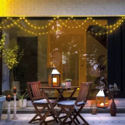 Lampe et guirlande ajustable nomade