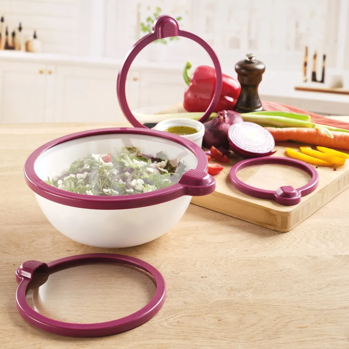 Lot de 4 couvercles fraîcheur