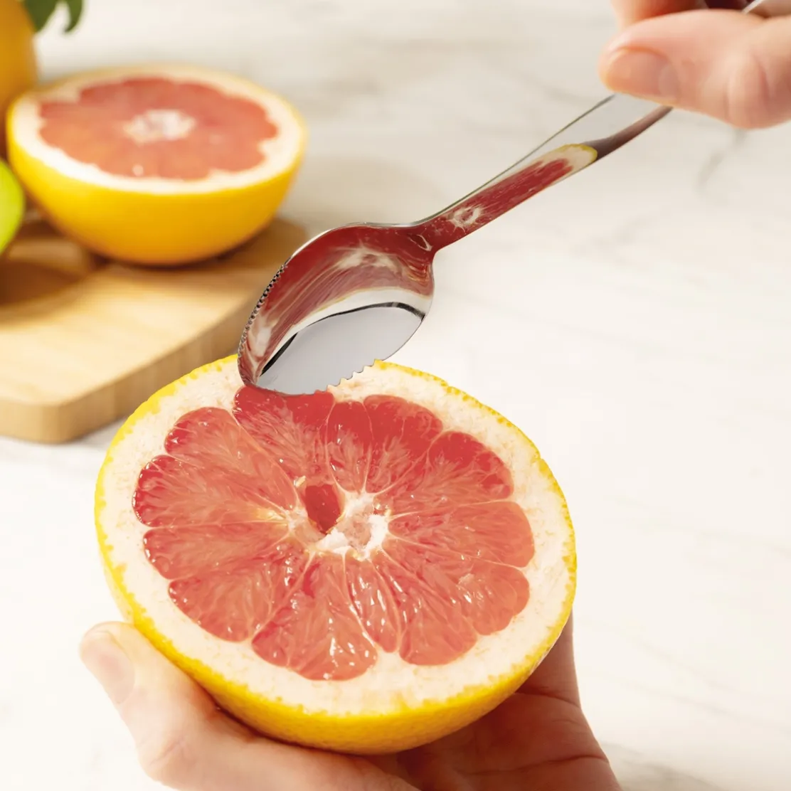 Lot de 2 cuillères dentelées