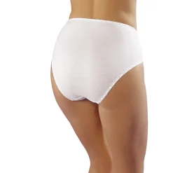 Lot de 5 culottes-confort : blanc, noir ou chair