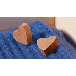 Lot de 25 cœurs de bois de cèdre