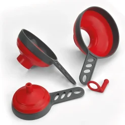 Lot de 3 entonnoirs rétractables