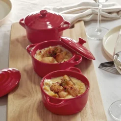 Lot de 4 mini-cocottes Pradel France ®