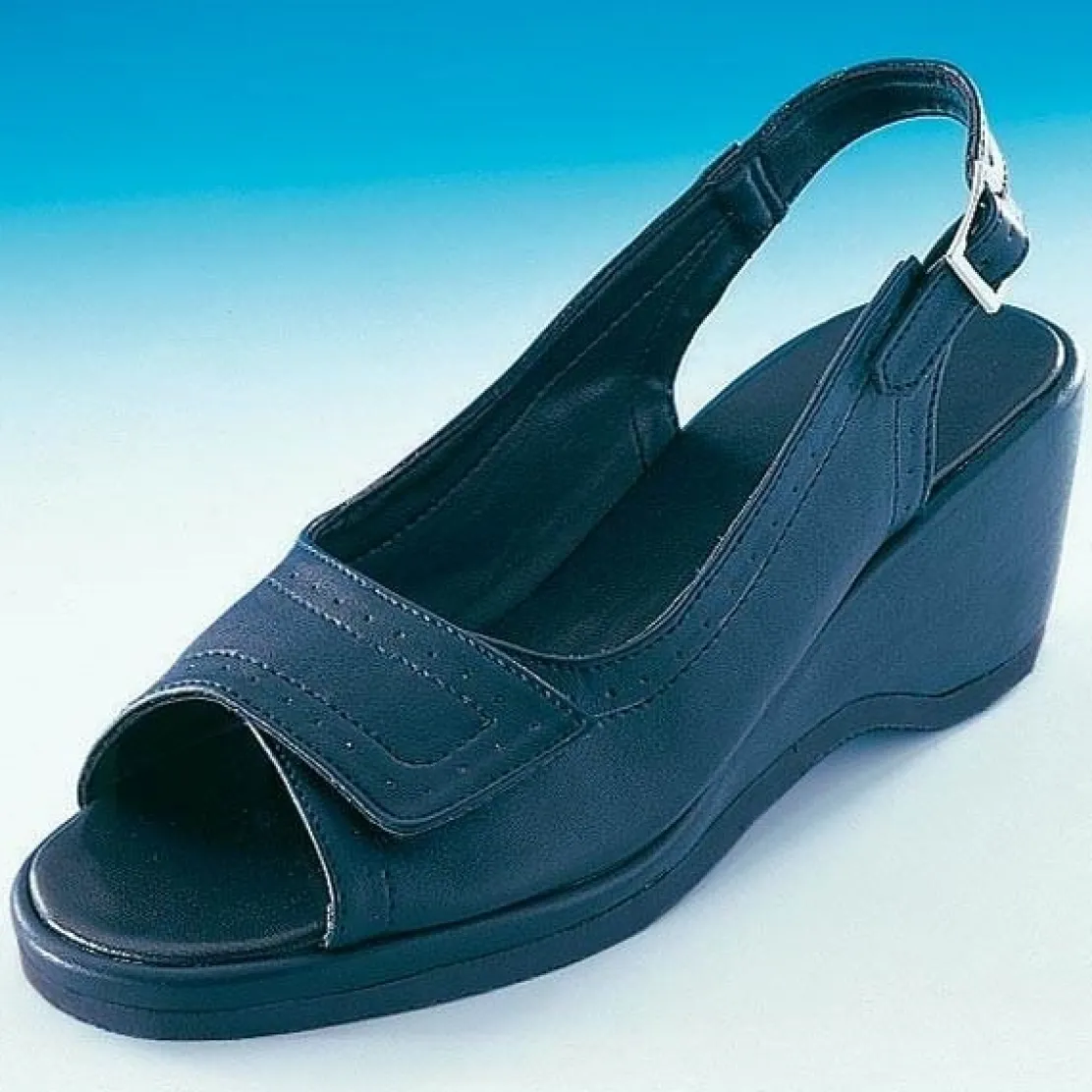 Lot de 2 paires de sandales blanche et marine