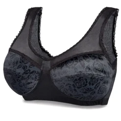 Lot de 2 Satin Bra Lot n°2 : Rose + bleu - taille M