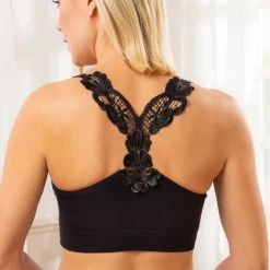 Lot de 3 soutiens-gorge dos papillon Noir/blanc/écru - taille XXL