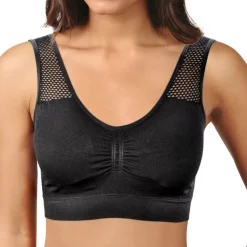 Lot de 3 soutiens-gorge respirants Noir/chair/blanc - taille XL