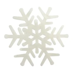 Lot de 10 stickers flocons fluorescents