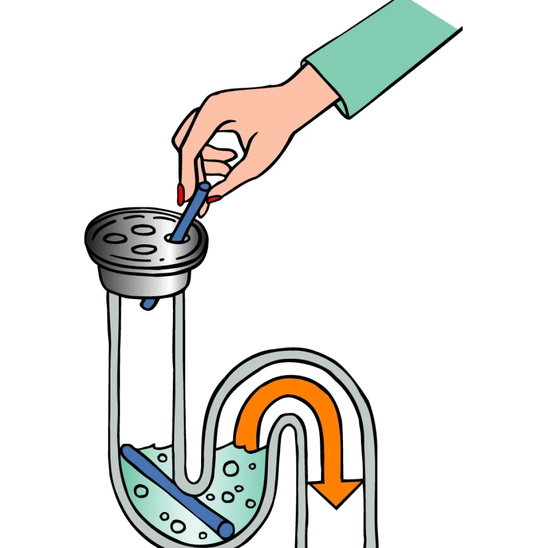 Lot de 12 sticks déboucheurs