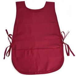 Lot de 2 tabliers déperlants à enfiler Bordeaux + bleu