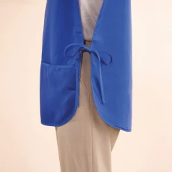 Lot de 2 tabliers déperlants à enfiler Bordeaux + bleu