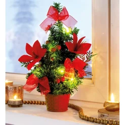 Mini sapin LED ou Lot de 2