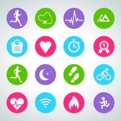 Montre podomètre silicone Noire, Blanc ou Fleurs