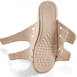 Mules élastiquées effet serpent