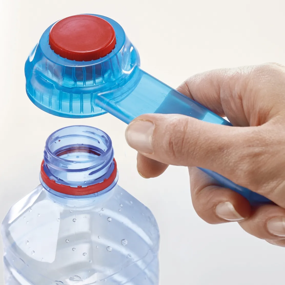 Ouvre-bouchon facile bleu