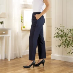 Pantalon à pinces confort Blanc - taille 42