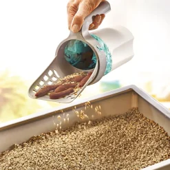 Pelle à litière avec récupérateur