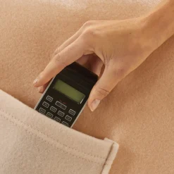 Plaid à manches beige